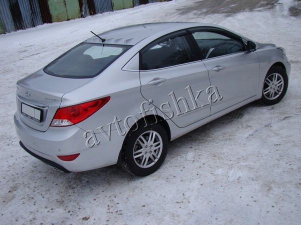 Hyundai Solaris (10 – н.в.) спойлер рассекатель на крышу 6 зубъев