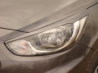 Hyundai Solaris (10 – 13) реснички на фары №2 фигурные