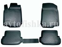 Коврики в салон Toyota Hilux 2005-2011 полиуретановые, черные, Norplast