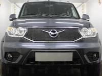 УАЗ Патриот (16–) Защита радиатора, чёрная (рестайлинг 2016г.)