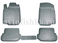 Коврики в салон Toyota RAV 4 2013- полиуретановые, серые, Norplast