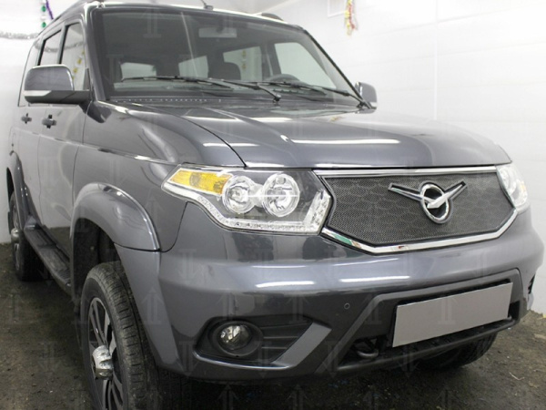 УАЗ Патриот (16–) Защита радиатора, чёрная (рестайлинг 2016г.)